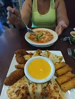 Combo Appetizer with Mushrooms Cheese Sticks and Zucchini